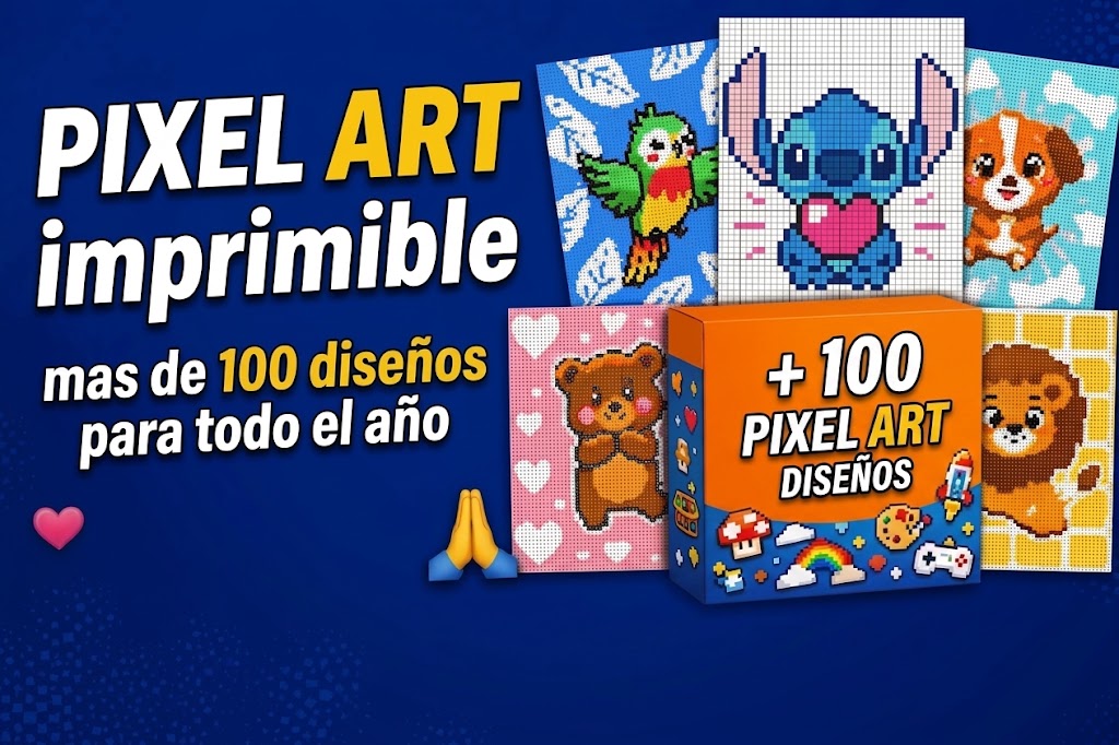 Kit de Pixel Art Imprimible